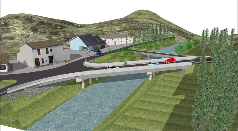 Puente de Villabuena y pasos inferiores de Gomecello y Cistierna