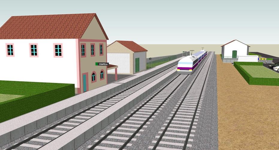 Remodelación de la estación de Chapela